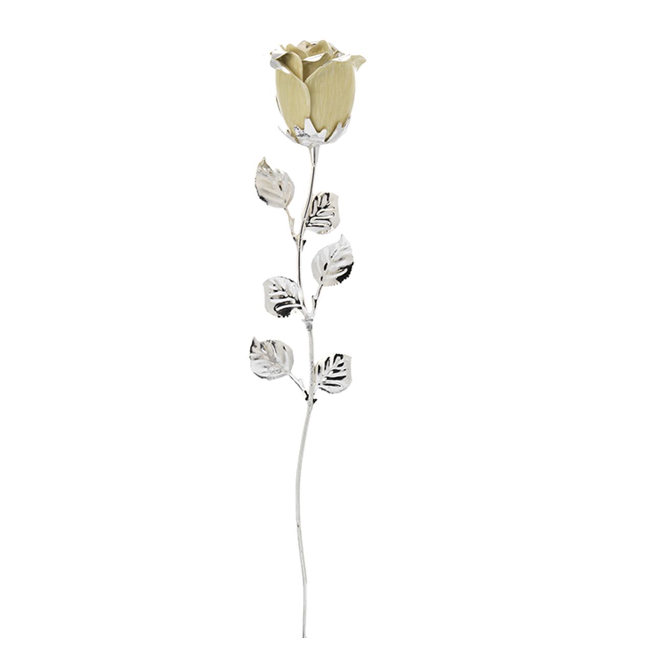 10X ROSE CM 33 - BIANCA (SENZA CONFEZIONE)